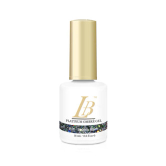 iGel LB Platinum Ombre Gel - PL OM11 Blazing Black 