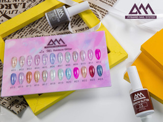 Pyramid Rainbow Glitter - 48 Colors 