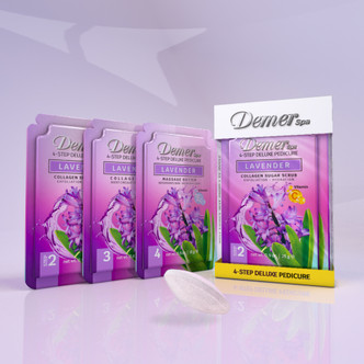 Demer 4-Step Pedicure Case/60, Lavender