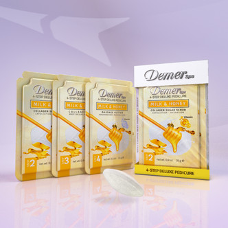 Demer 4-Step Pedicure Case/60, Milk & Honey