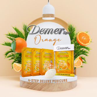 Demer 4-Step Pedicure Case/60, Orange