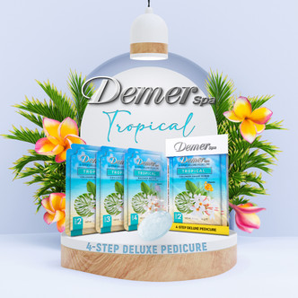 Demer 4-Step Pedicure Case/60, Tropical
