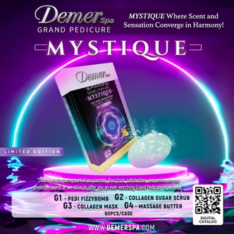 Demer 4-Step Pedicure Case/60, Mystique