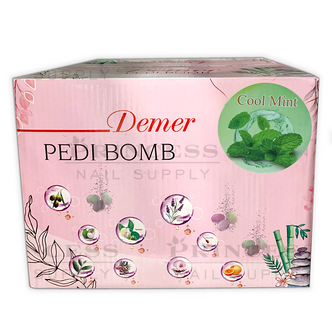 Demer Spa Pedi Bomb Case/400, Cool Mint