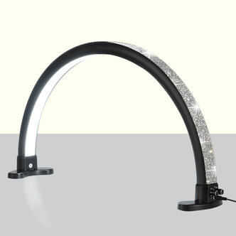 YCC Half Moon Lamp (With Diamonds) - Black