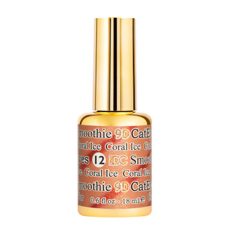 DND DC 9D Cat Eye Smoothie #12 Coral Ice