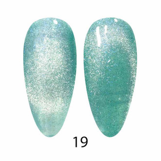 DND DC 9D Cat Eye #19 Aqua Freckles