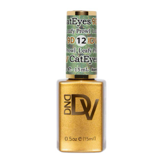 DND Diva 9D Cat Eye Glassball #12 - Leafy Prowl 
