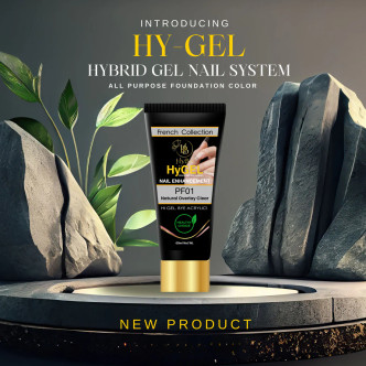 HyBa Hybrid Gel 2oz - HyGEL PF01 Natural Clear Overlay