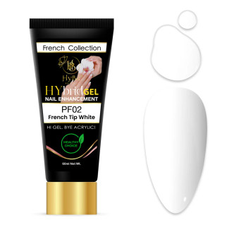 HyBa Hybrid Gel 2oz - HyGEL PF02 - French Tip White