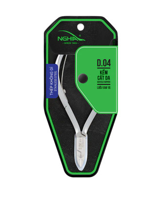 Nghia Cuticle Nipper - D-04 (Stainless Steel, lap joint) 