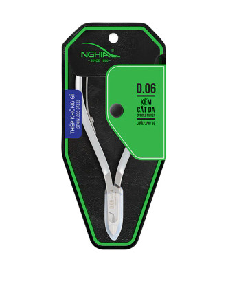Nghia Cuticle Nipper - D-06 (Stainless Steel, lap joint) 