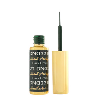 DND Gel Art Liner, #22 Classic Dark Green