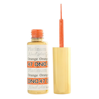 DND Gel Art Liner, #47 Platinum Orange
