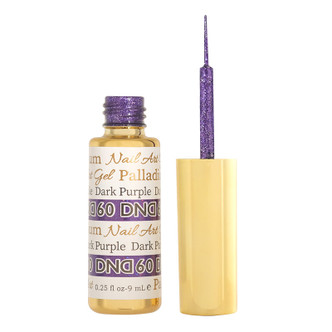 DND Gel Art Liner, #60 Palladium Dark Purple