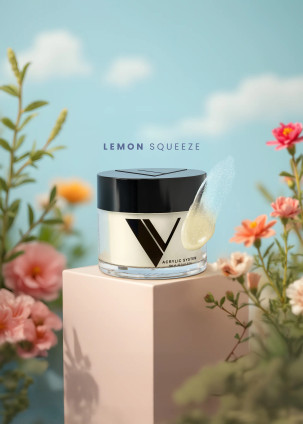 V Beauty Acrylic Powder 1.5oz  - Lemon Squeeze