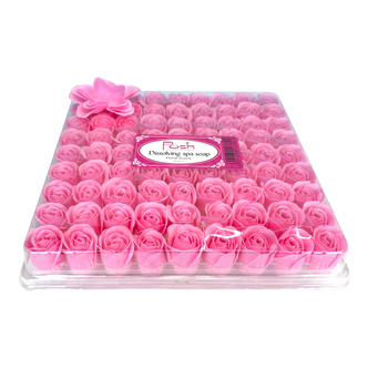 Posh Flower Spa Soap Tray - Pink