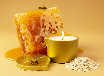 L'Fem 8oz Massage Candle - Oatmeal Milk & Honey 