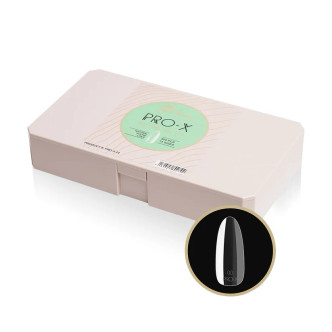 PRO-X Soft Gel Nail Tips 24 - Natural Round Long 