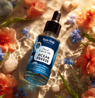 Bare Soak Fragrance Cuticle Oil 2oz , Ocean Breeze