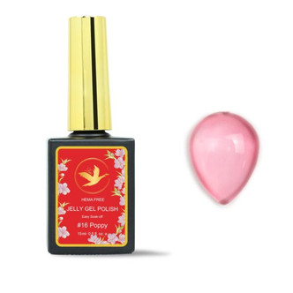 L.U.X Jelly Glass Gel Polish - #16 Poppy 
