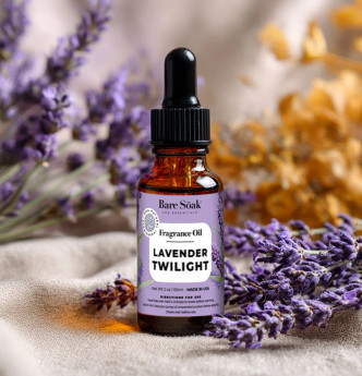 Bare Soak Fragrance Cuticle Oil 2oz , Lavender Twilight 