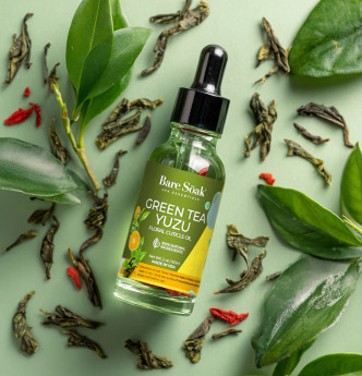 Bare Soak Floral Cuticle Oil 2oz, Green Tea Yuzu 