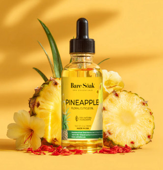 Bare Soak Floral Cuticle Oil 2oz, Pineapple