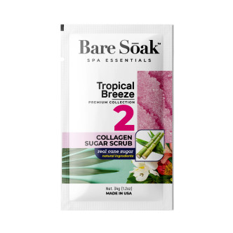 Bare Soak Collagen 5 Step Case/50, Tropical Breeze 