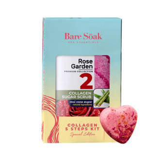 Bare Soak Collagen 5 Step Case/50, Rose Garden 
