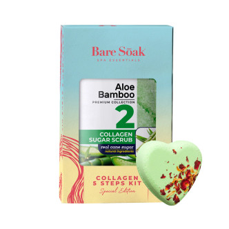 Bare Soak Collagen 5 Step Case/50, Aloe Bamboo 