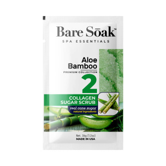 Bare Soak Collagen 5 Step Case/50, Aloe Bamboo 