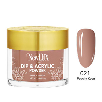 NewLux Dip & Acrylic 2oz - #021 Peachy Keen