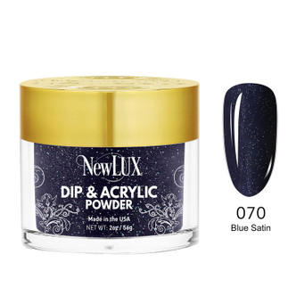NewLux Dip & Acrylic 2oz - #070 Blue Satin