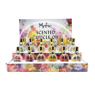 Mythic Cuticle Oil Empty Display/Holds 24 Bottles, Box/10 Displays