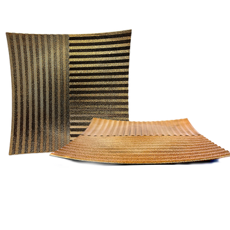 Mythic Plate Gold Square Strips PP-2, Prepacked/10