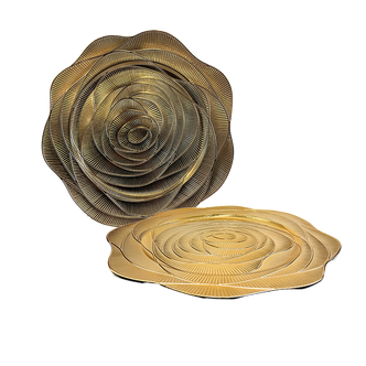 Mythic Plate Gold Flower PP-5, Prepacked/10