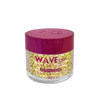 WaveGel Princess Acrylic & Dip, #118 Gold Shine Glitter 