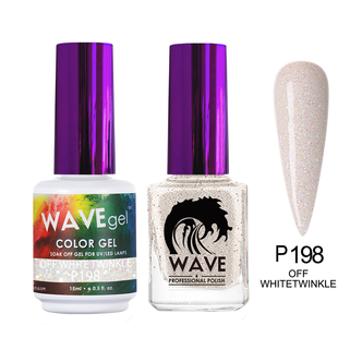 WaveGel Simplicity Duo, #198 Off White Twinkle 