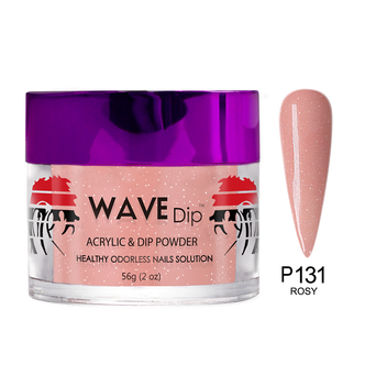 WaveGel Simplicity Dip & Acrylic, #131 Rosy 