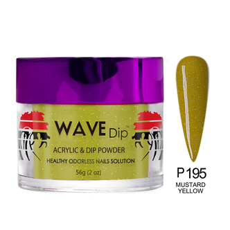 WaveGel Simplicity Dip & Acrylic, #195 Mustard Yellow 