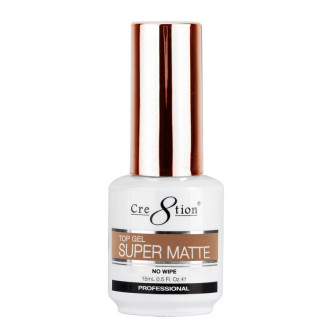 Cre8tion Super Matte Top Gel - No Wipe .5oz 