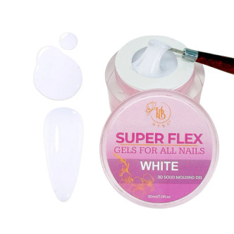 Hyba SUPER FLEX - #2 WHITE Molding Gel 30ml