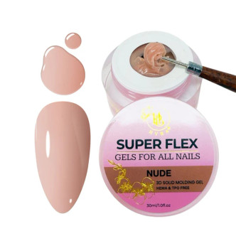 Hyba SUPER FLEX - #4 NUDE Molding Gel 30ml