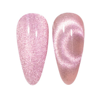 DND Gel Velvet Jungle Cat Eye .5oz, #19 Salmon Paws 