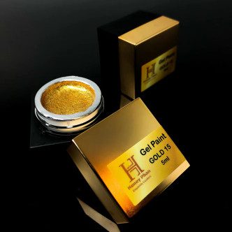 Honey Nail Secret Pro Gel Paint 5ml - 15 Gold 