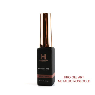 Honey Nail Secret Pro Gel Art 12ml - Metallic Rose Gold 