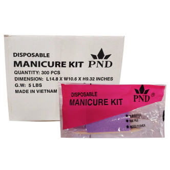 PND Disposable Manicure Kit - Sold By Case/300Kit