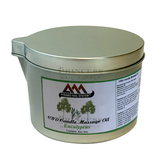 Pyramid Massage Candle 6oz Jar, Eucalyptus 