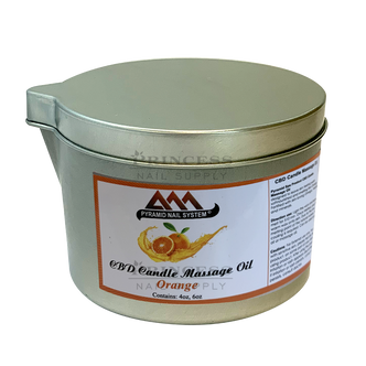 Pyramid Massage Candle 6oz Jar, Orange